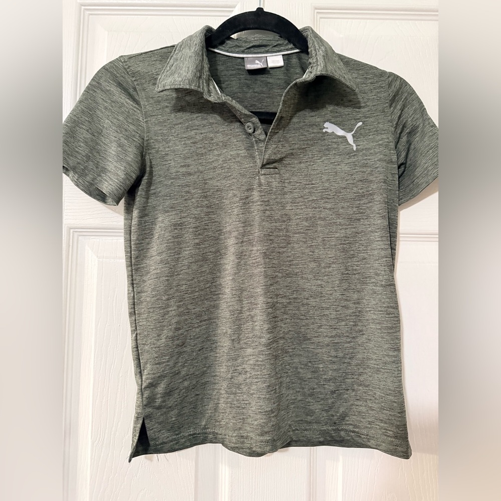 Puma Kids dark green Polo Shirt